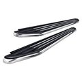 Broadfeet Motorsports Equipment Broadfeet Motorsports Equipment SBTO-796-73 5 in. R11 Series Black with Chrome Trim Running Boards for 2019-2021 Chevy Traverse SBTO-796-73